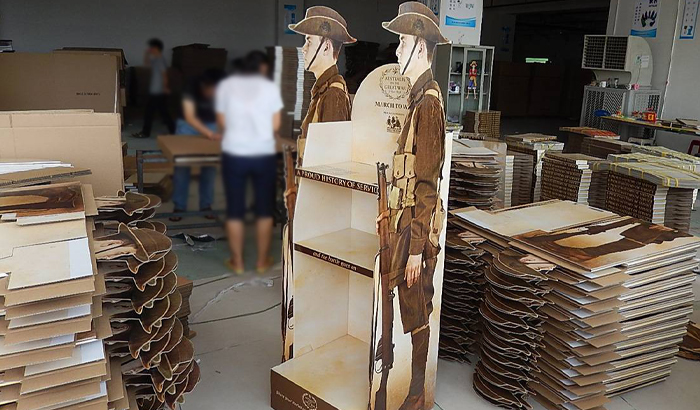 analysis on cardboard display stands