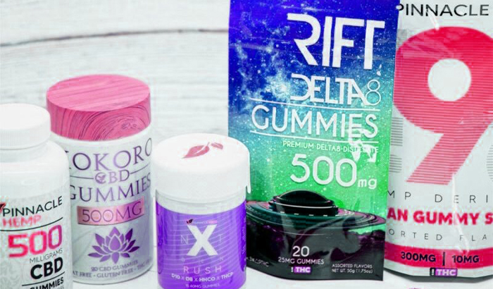 packaging of 500 mg cbd gummy