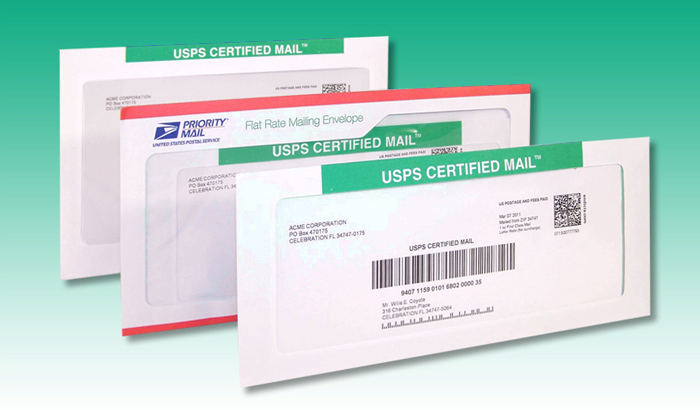what is a certificate of mailing