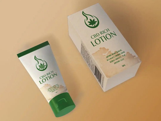 cbd lotion boxes