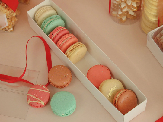 christmas macaron boxes