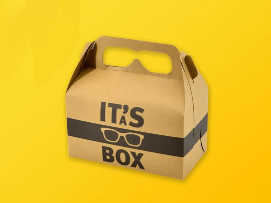 corrugated cardboard gable boxes