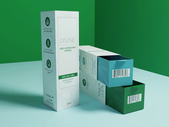 custom cannabis topical boxes