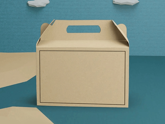 custom cardboard gable boxes