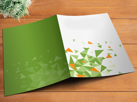 custom corporate folders with logo