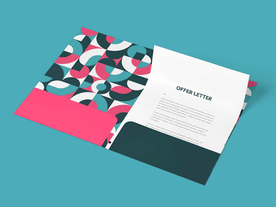 custom corporate folders