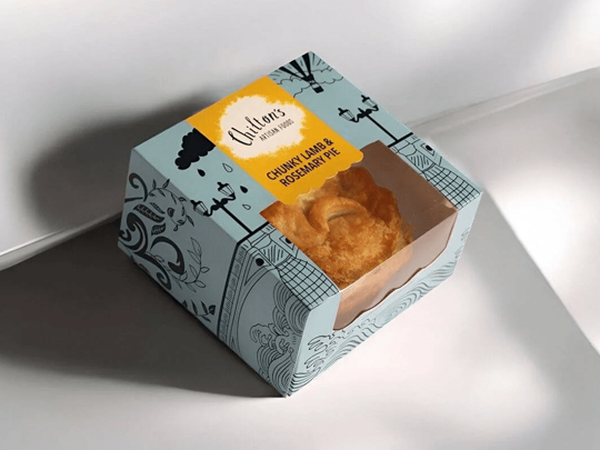 custom corrugated pie boxes