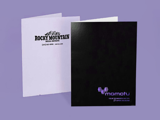 custom embossed folder