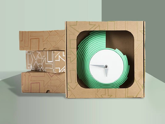 custom logo clock boxes