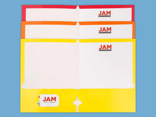 custom mini folders with logo