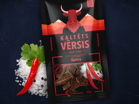 custom mylar jerky packaging