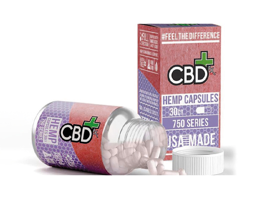 custom printed cbd capsule boxes