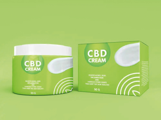 custom printed cbd cream boxes
