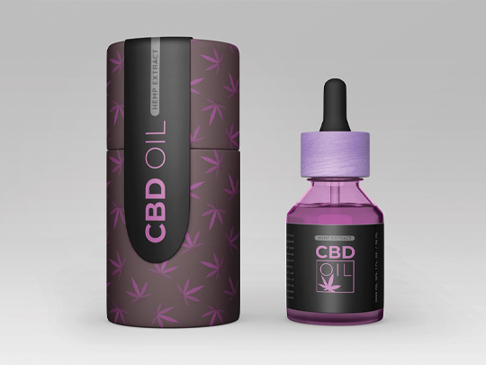 custom printed cbd tincture boxes