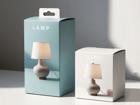custom printed lamp boxes