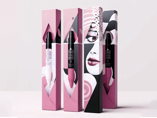 custom printed lip liner boxes