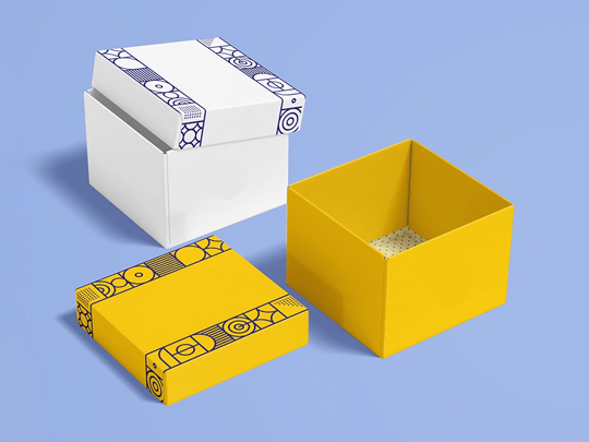 custom printed two piece rigid boxes