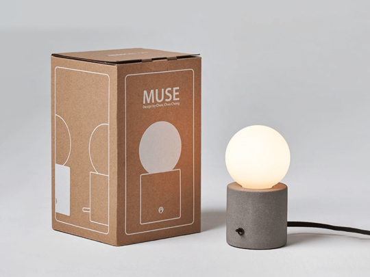 custom table lamp packaging box