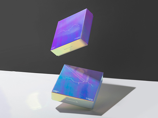 holographic card stock boxes
