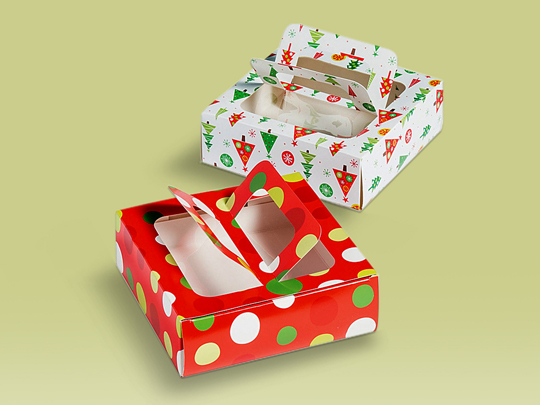 kraft candy boxes with window