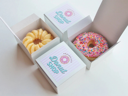 personalized donut boxes