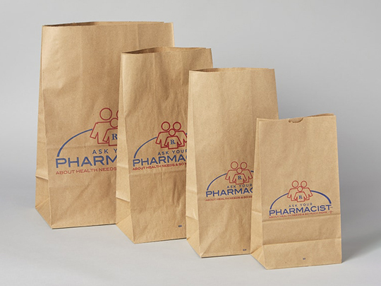 pharmacy paper bags wholesale