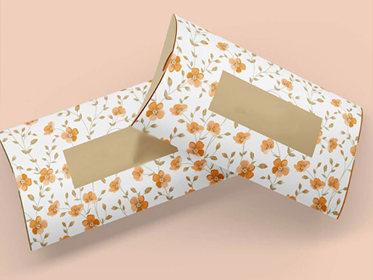 pillow boxes with window