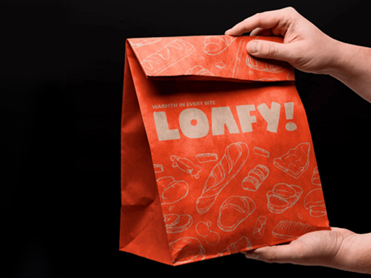printed paper food bags