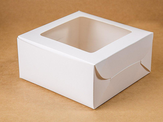 white cardboard boxes